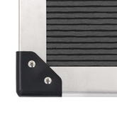 Prysznic ogrodowy z podstawą, WPC, stal nierdzewna