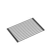 JOHNNY 116 GraniteQ zlewozmywak granitowy Pure Carbon 1-komorowy z/o (60x44x18,5) z syfonem black + bateria Kate pure carbon + dozownik + Qmata