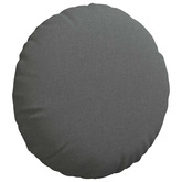 Poduszki na siedziska 2 pcs Ciemnoszary ?80 x 29 cm tkanina