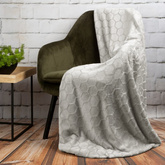 Koc Zoe srebrny 150x200