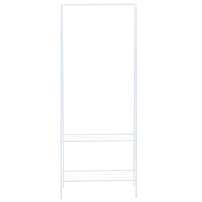 Wieszak na ubrania, 59 x 35 x 150 cm, biały