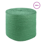 10 szt. 2 mm zielony 100% juta Tossa
