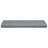 Maty na schody samoprzylepne 15 szt. 65x21x4 cm Jasnoszary prostokątny brzeg