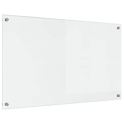 Panel kuchenny przezroczysty 100 x 60 cm szkło hartowane