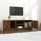 vidaXL Szafka pod TV, przydymiony dąb, 197x35x52 cm model standard