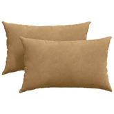Poduszki na sofę 2 pcs Brązowy 50 x 30 cm Tkanina sztruksowa