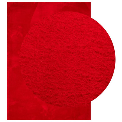 vidaXL Dywan HUARTE z krótkim włosiem, czerwony, 200x280 cm