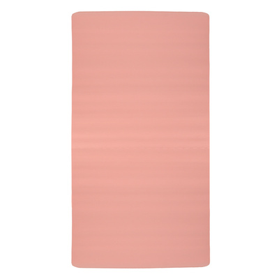 Mata do ćwiczeń jogi gimnastyczna treningowa fitness karimata gruba 1,5cm różowa + pokrowiec