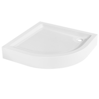 Brodzik półokrągły 80x80 16 cm bez syfonu polski AK-80-083-P Invena
