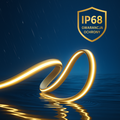 ROLKA 30M Taśma LED COB 48V 10W IP68 528LED/m CRI 90 LHV-2835-XX 3000K IP68