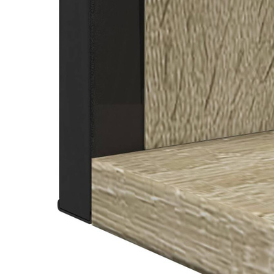 vidaXL Lustro łazienkowe z półką, dąb sonoma, 50x12x60 cm
