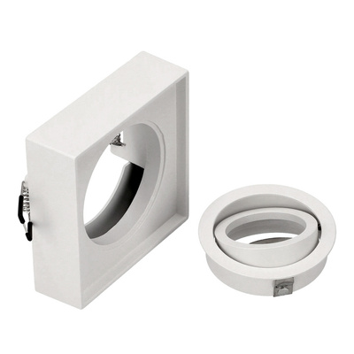 Punktowa oprawa sufitowa wpuszczana PALLAD 1 MINI White IP20 kwadratowa biała EDO777124 EDO Solutions