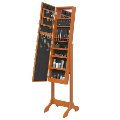vidaXL Lustro stojące z LED, 34x37x146 cm