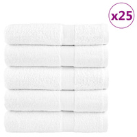 Ręczniki premium, SOLUND, 25 szt., białe, 70x140 cm, 600 g/m?