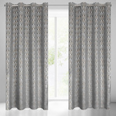 Zasłona Laura stalowa 140x250