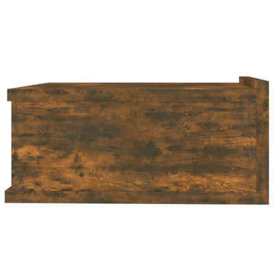 vidaXL Wiszące szafki nocne, 2 szt., przydymiony dąb, 40x30x15 cm