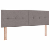 Łóżko Box Spring z materacem i LED Ciemnoszary 140 x 190 cm