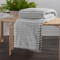 Koc Soft srebrny 150x200