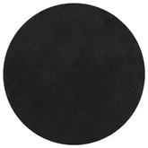 vidaXL Dywan HUARTE z krótkim włosiem, czarny, Ø 100 cm