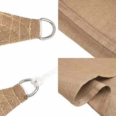 Żagiel przeciwsłoneczny, 160 g/m?, taupe, 2x2 m, HDPE