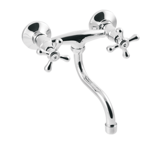 Bateria umywalkowo-zlewkozmywakowa Roma chrom Invena model standard
