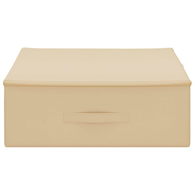 Skrzynia do przechowywania 2 pcs kremowy 90 x 48 x 15 cm