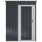 Schowki ogrodowe Antracyt 137 x 81 x 180 cm Metal