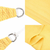 Żagiel przeciwsłoneczny, 160 g/m?, beżowy, 5x5 m, HDPE