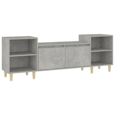 vidaXL Szafka pod TV, szarość betonu, 160x35x55 cm model standard
