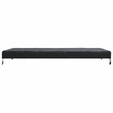 Pokrowiec na Stół 202 x 102 x 15 cm tkanina Prostokątny Czarny