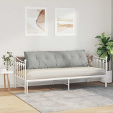 Poduszka na plecy Jasnoszary 180 x 50 cm Tkanina mikrofibrowa