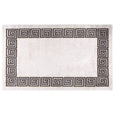 vidaXL Dywan z możliwością prania, biało-czarny, 150x230 cm