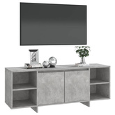 vidaXL Szafka pod TV, szarość betonu, 130x35x50 cm