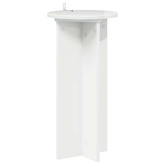 Stojak na rośliny 2 pcs Biały wysoki połysk 29,5 x 29,5 x 60 cm