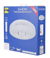 Plafon akryl LED 24W zmienna barwa jasność + pilot Shon 14-75314