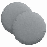 Poduszki na siedziska 2 pcs Jasnoszary ?30 x 13 cm tkanina