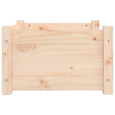 Legowisko dla psa, 55,5x45,5x28 cm, lite drewno sosnowe vidaXL
