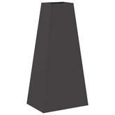 Kominek Czarny 50 x 35 x 100 cm Stal