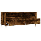 Szafka pod TV, przydymiony dąb, 100x34,5x44,5 cm vidaXL