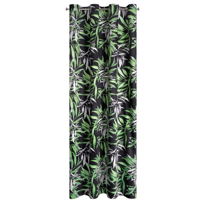 Zasłona Pier czarna 140x250