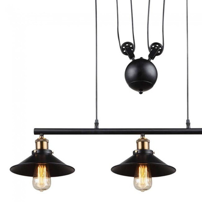 Industrialna LAMPA wisząca 3xE27