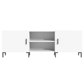vidaXL Szafka pod TV, biała, 150x30x50 cm, materiał drewnopochodny wariant 6