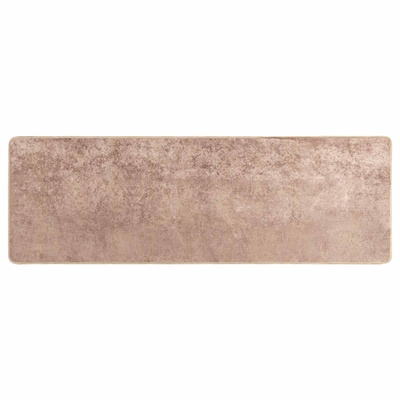Chodnik dywanowy MARSA piaskowy 50 x 150 cm Poliester i PVC