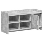 Szafka na buty z drzwiami Betonowy szary 100 x 39,5 x 51 cm