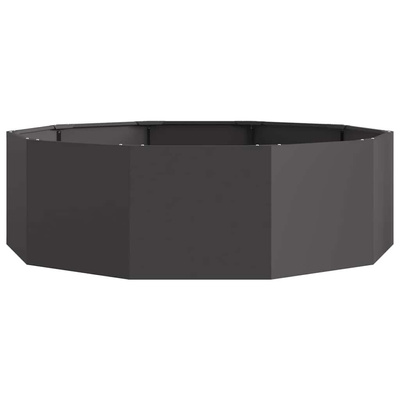 Donica Czarny 120 x 120 x 35 cm Stal