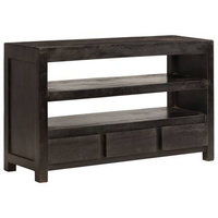 vidaXL Szafka pod TV, drewno akacjowe, 90 x 30 x 55 cm, ciemnobrązowa