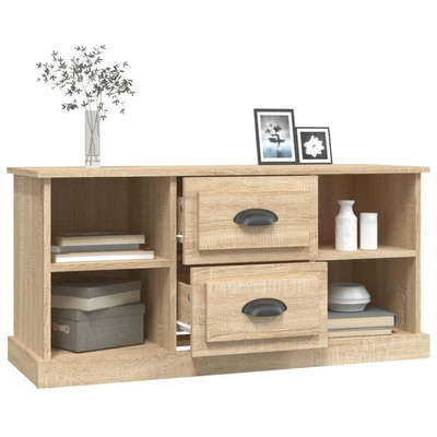vidaXL Szafka pod TV, dąb sonoma, 99,5x35,5x48 cm