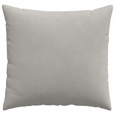 Poduszki na sofę 2 pcs Jasnoszary 45 x 45 cm tkanina