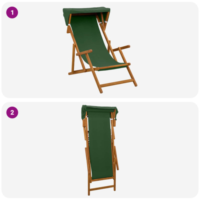 Fotel ogrodowy 2 pcs 3 Pozycja Lite Drewno Eukaliptusowe
