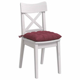 Poduszki na siedziska 4 pcs Czerwone wino 40 x 40 x 6 cm